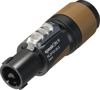 Neutrik NL2FXX-W-S Speakon 2 Pin Plug
