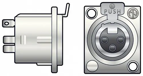 Neutrik NC3FD-LX XLR Socket PCB 761.660UK