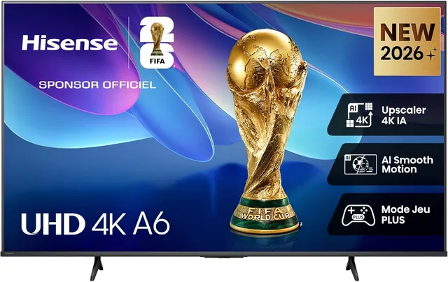 Hisense 50A6S 50'' 4K Ultra HD With Dolby Vision Smart LED TV 2026