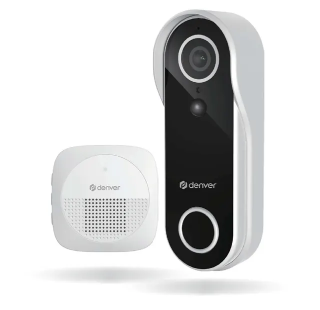 Denver SECURITY Doorbell Smart WiFi 4MP with Chime VDB-218