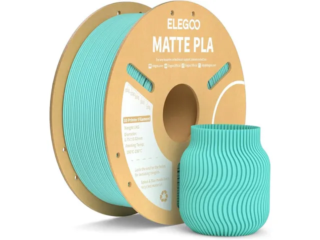 ELEGOO PLA MATTE FILAMENT TEAL GREEN 1KG 1.75MM