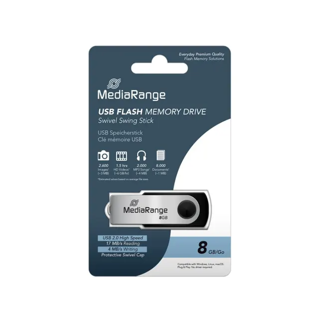 MediaRange USB Flash Drive | 8GB