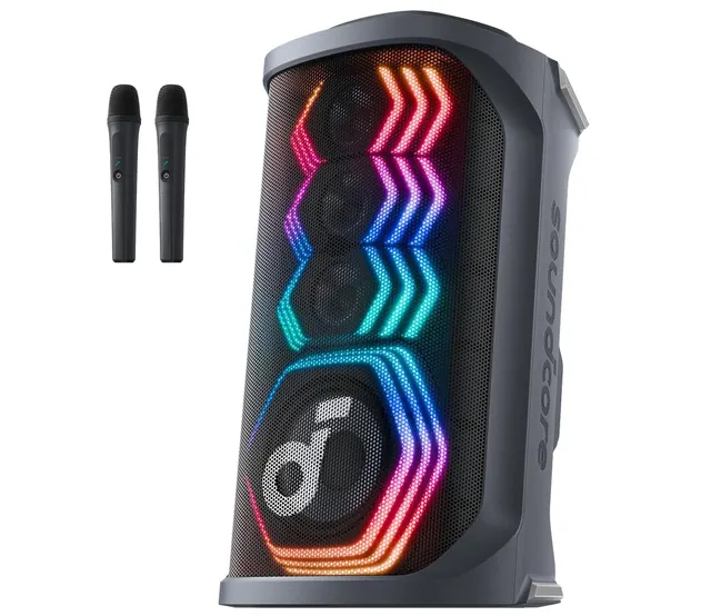 Anker Soundcore Portable Karaoke Speaker Rave 3 S 200W BT 2x Wireless Mics