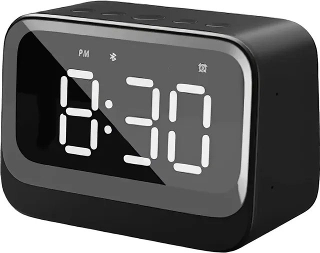 Denver Audio Alarm Clock Speaker with Bluetooth EC-54B Black