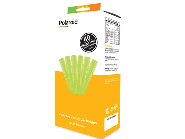 Polaroid Candy Pen Cartridges Apple Flavour - 40x Green