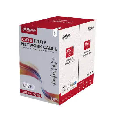 Dahua CAT6 CPR D, OFC, LSZH, FTP Cable 305m 0.53mm White PFM923I-6FN-CD