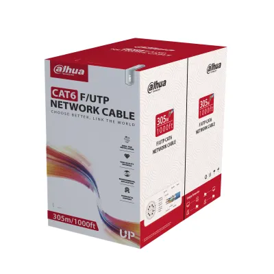 Dahua CAT6 CPR OFC FTP Cable 305m 0.57mm Gray PFM920I-6F-C