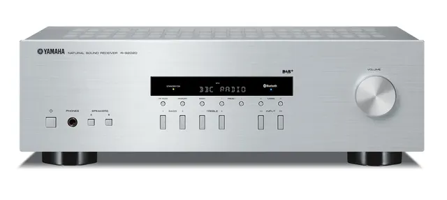 Yamaha R-S202D Stereo Audio Receiver FM/BT 2x100W@8ohm Silver