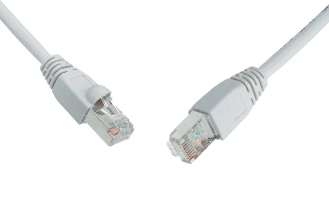 Solarix Ethernet Patch Cord CAT6a SFTP CU 0.5m Grey