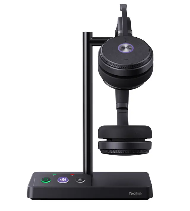 Yealink Headset Wireless DECT with Basestation WH62 Dual Teams 150m