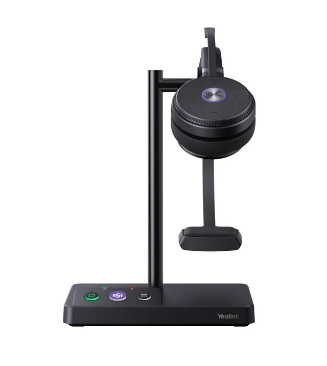 Yealink Headset Wireless DECT with Basestation WH62 Mono Teams 150m