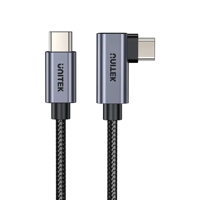 Unitek MC USB-C Cable PD100W L-Shape 5.0m C14123BK-5M