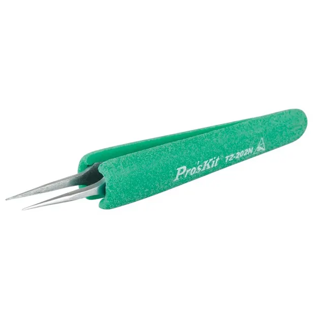 Proskit Tweezers with Ergonomic Grip TZ-202