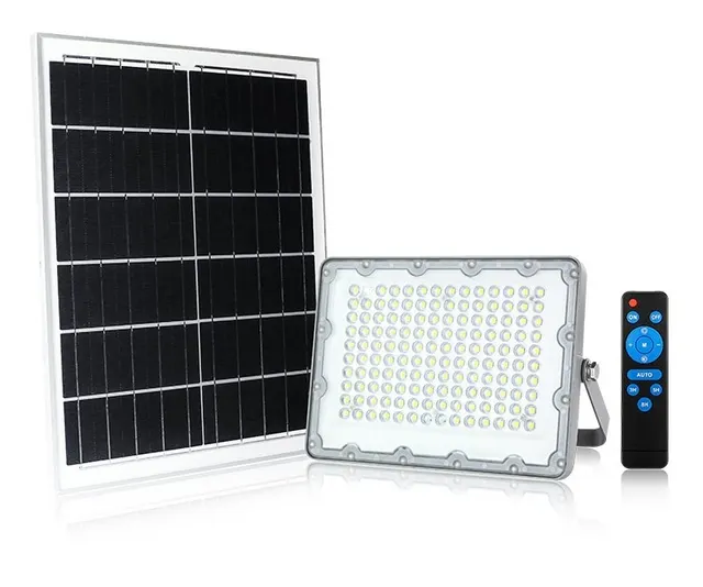 GBC ON LED PRO 200 Solar LED Floodlight with Panel and Battery 200W