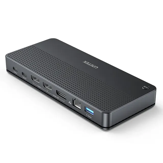 Unitek KVM Switch USB-C Dual 4K 60Hz HDMI & 100W PD (Displaylink) D1103A