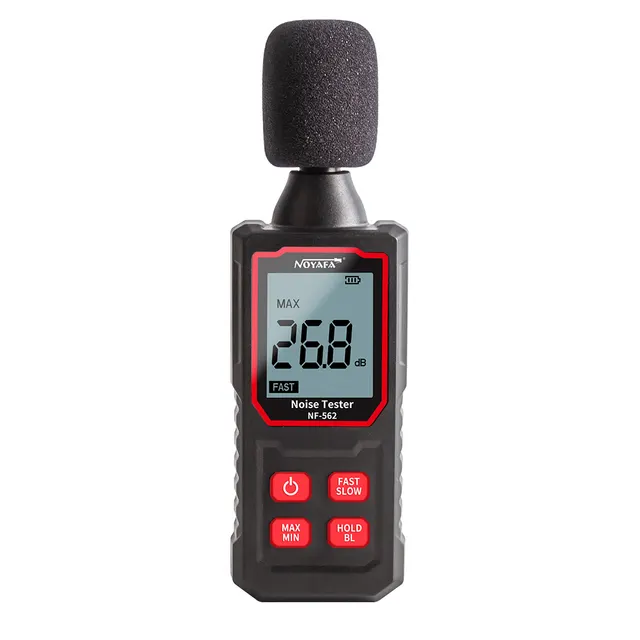 Noyafa Sound Level Meter with Accurate A-Weighted Measurement & LCD Display NF-562