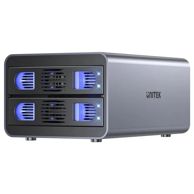 Unitek USB-A 2-Bay External SATA HDD Enclosure with RAID S1308B