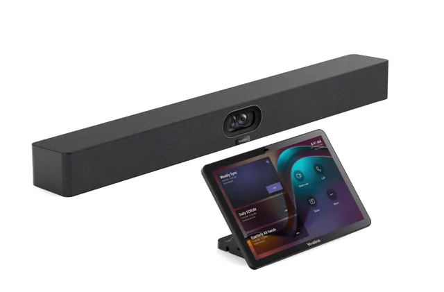 Yealink MS Teams Room System Android with BYOD & Screen Sharing Support & Touch Console MeetingBar A40-031