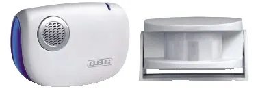 GBC Wireless Bell Kit Portable Receiver+PIR Sensor