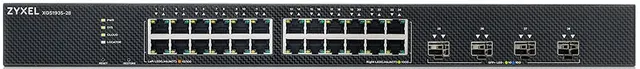 Zyxel Switch Gigabit Ethernet Cloud Managed L3 Lite 24-Port + 4SFP+ R/M Fanless XGS1935-28