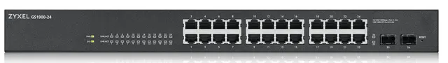 Zyxel Switch Gigabit Ethernet Managed 24-Port + 2SFP GS1900-24 UK Plug