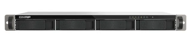 QNAP NAS 4-Bay Rackmount Short-Depth ARM Quad-Core, 4GB RAM, Dual 2.5GbE Ports & USB 3.2 TS-433eU