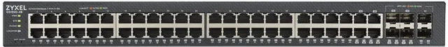 Zyxel Switch Gigabit Ethernet Cloud Managed 44-Port + 4RJ45/SFP Combo +2SFP R/M GS1920-48V2