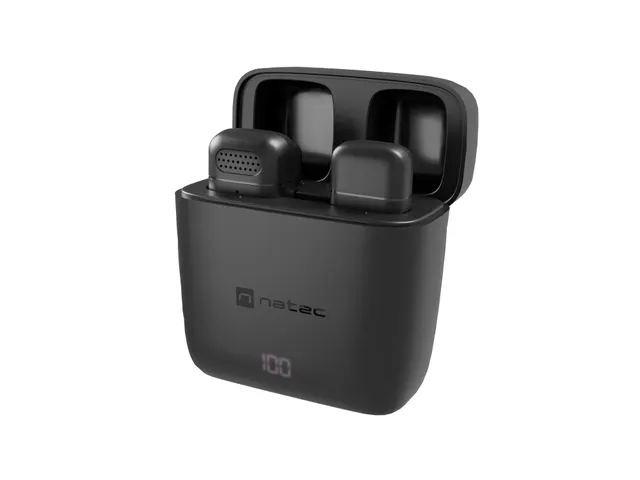 Natec Wireless Wearable Microphones for Contect Creators USB-C HOPPER LAVALIER