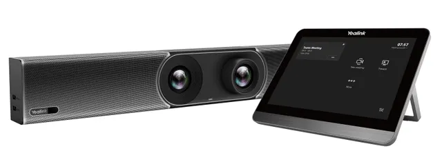Yealink MS Teams Room System Android with BYOD & Screen Sharing Support & Touch Console MeetingBar A30-020