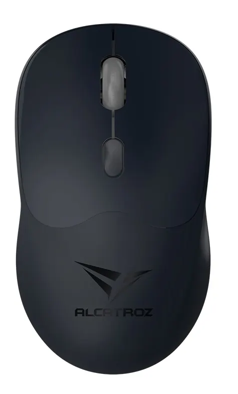 Alcatroz Mouse Wireless & BT Recharg Silent AIRMOUSE DUO 6 Black (2025)