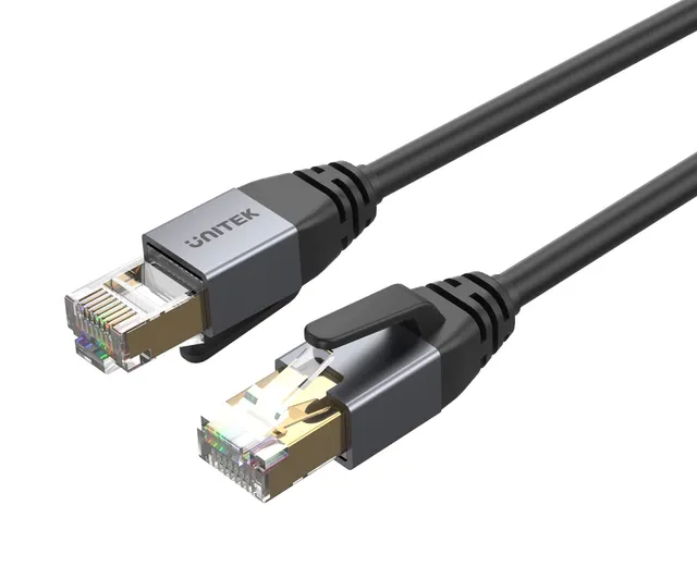Unitek Network Patch Cable CAT8 Black 10.0m C18149A-10M
