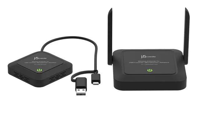 j5create Wireless Extender for USB Cameras/Microphones/Speakers JVW120