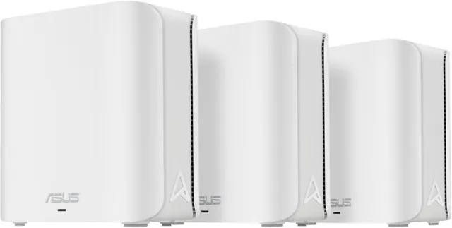 ASUS MESH ZenWiFi BE3600 Wi-Fi 7 Dual Band 2.5GbE BD4 3 Pack White