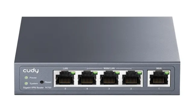 Cudy Router Gigabit VPN Multi-WAN Load Balancing R700