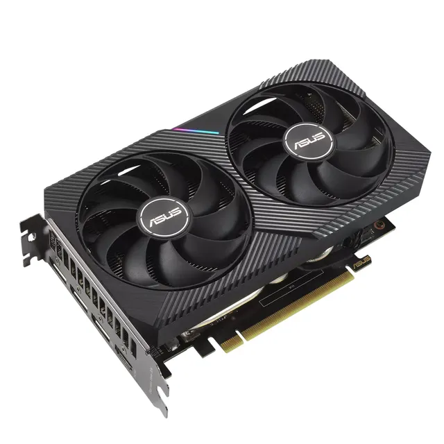 ASUS GPU Graphics Video Card GeForce RTX 3060 12GB GDDR6 Dual Fan OC V2 3x DisplayPort, HDMI DUAL-RTX3060