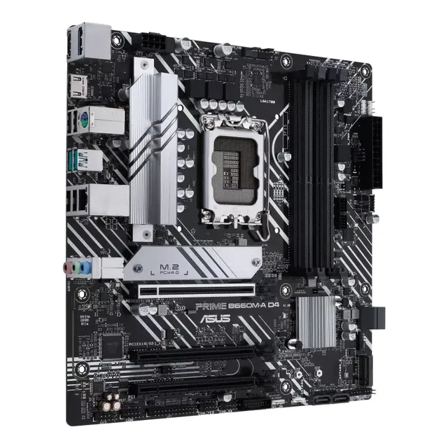 ASUS Motherboard LGA1700 mATX DDR4 PRIME B660M-A D4-CSM