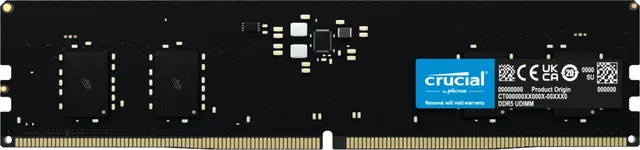 Crucial RAM DIMM DDR5 4800 8GB Desktop Memory CT8G48C40U5