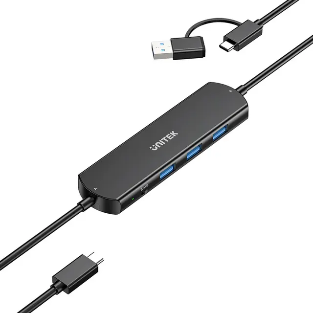Unitek USB-C Hub 10Gbps for Data Intercopy 3 USB-A Ports U1344A