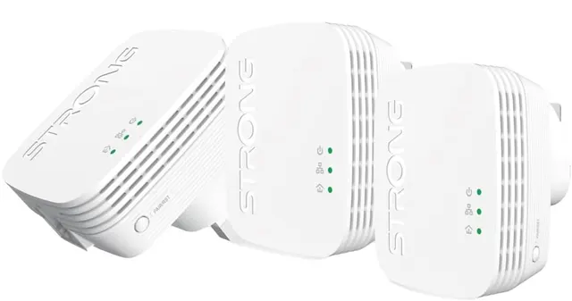 Strong Powerline Kit AV600 Mini 600Mbps UK 600TRIMINIUK (Triple Pack)