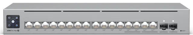 Ubiquity UniFi Switch Pro Max 16 Gigabit Ethernet 12xGbE + 4x2.5Gbe USW-PRO-MAX-16