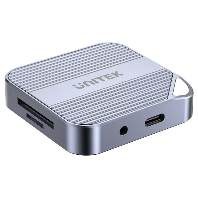 Unitek Card Reader Magnetic PD100W + 4K60Hz + Audio/Microphone S1244C