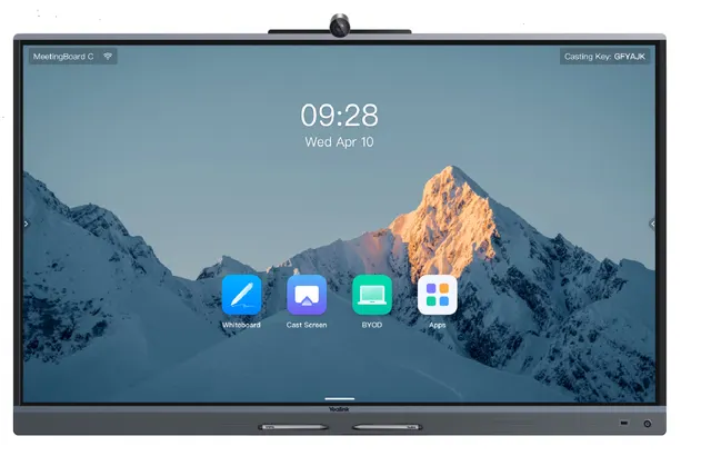 Yealink Interactive Display Touch 65" 4K Android15 with 50MP Camera & GooglePlayStore MeetingBoard65C-EDLA