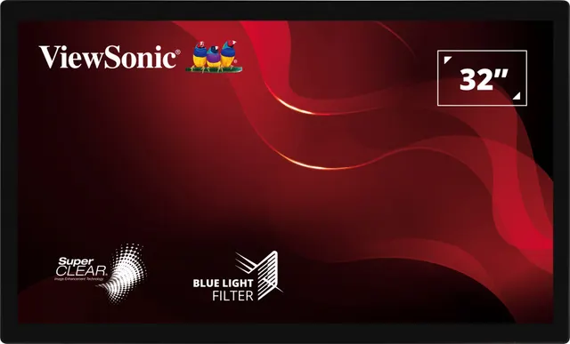 ViewSonic Monitor Touch 32'' Open Frame IP65 with 24/7 Operation HDMI/DP TD3207