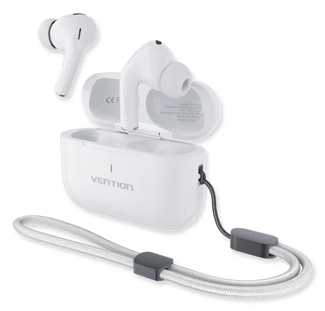 Vention Earphones BT TWS InEar ECHO LITE E11 Plus White NBVW0-Plus