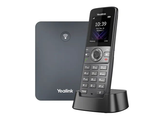 Yealink IP Phone Cordless DECT Base & W74H Handset W74P