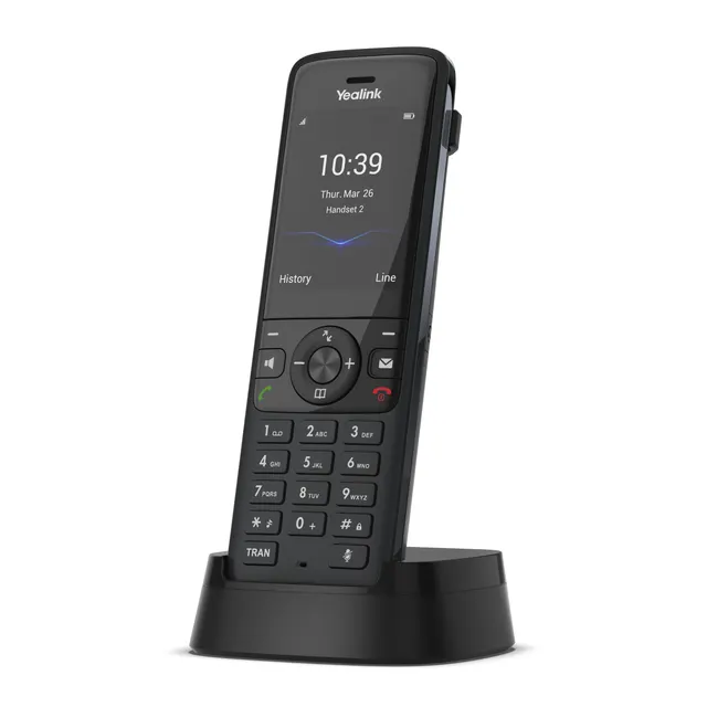 Yealink IP Phone Cordless DECT Handset 2.4" without DECT Base Elegant Design W78H