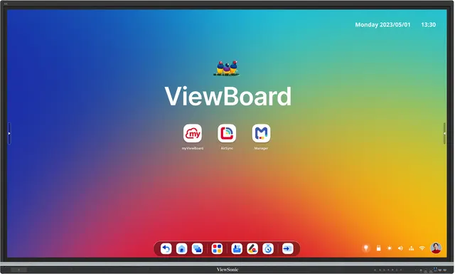 Viewsonic Viewboard Interactive Display Touch 85" 4K Android14 NFC,Palm Rejection EDLA PlayStore IFP8651-3C