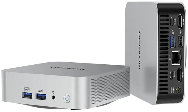 GEEKOM A6 Mini PC AMD Ryzen7 6800 16GB DDR5, 1TB NVMe, 2.5GbE, HDMI/USB-C, Win11 Pro