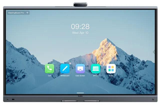 Yealink MeetingBoard Pro 75" 4K Interactive Display with AI Triple-Eye Camera 50MP & AI Enhanced Audio MB75Pro-A02