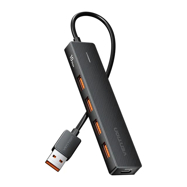Vention IT HUB USB-A 3.2 4xA + USB-C Power Port CHOBB